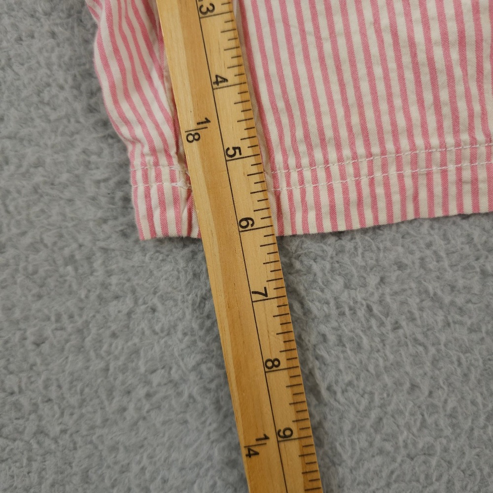 Columbia PFG Shorts Women 6 Pink White Striped Super Bonehead Outdoors Casual 6" - Picture 8 of 16